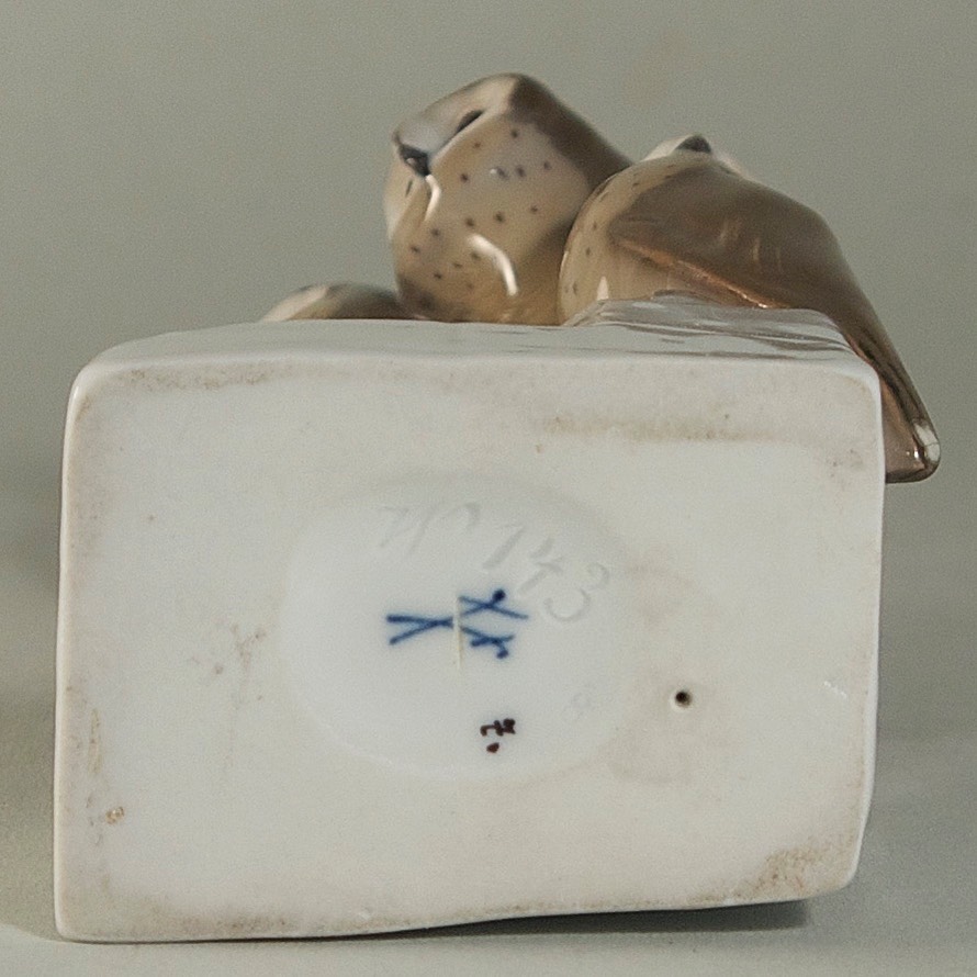 Meissen-Paul-Walther-Schleiereulen-Barn-Owls-W143-4